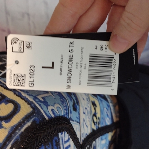 ADIDAS - lot of 2 racer back tank top snowcone black and white size large - Picture 7 of 7